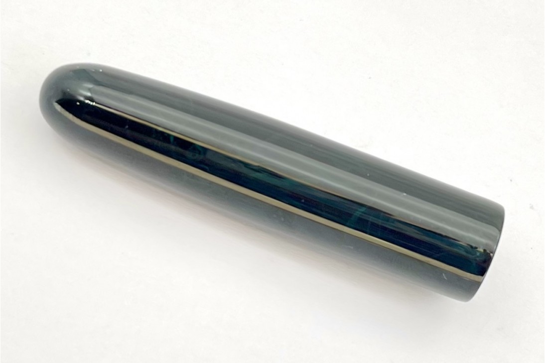 Nakaya Portable Cigar Tamesukashi Ascending Dragon I Ao-Tamenuri Fountain Pen [no.16019]